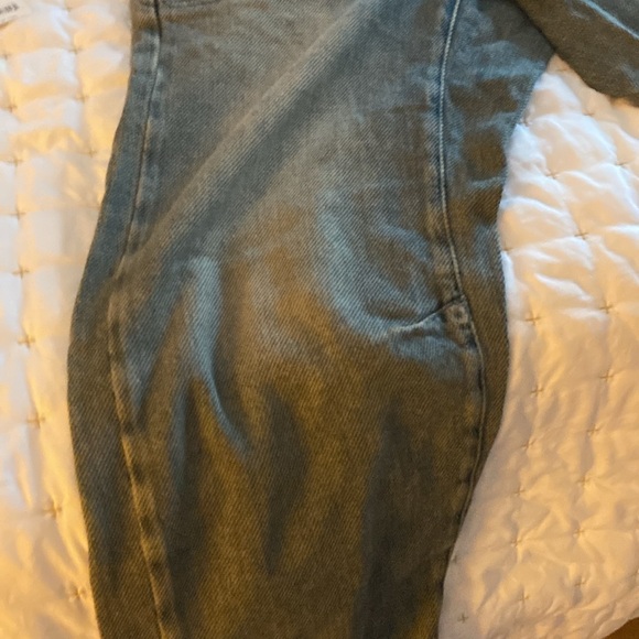 Free people size 27 midrise Osaka barrel jeans in spearmint - Picture 6 of 10